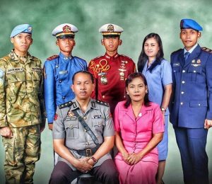 Satu Keluarga Berprofesi TNI-Polri