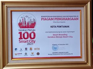 Kota Pontianak Terima Penghargaan Smart City