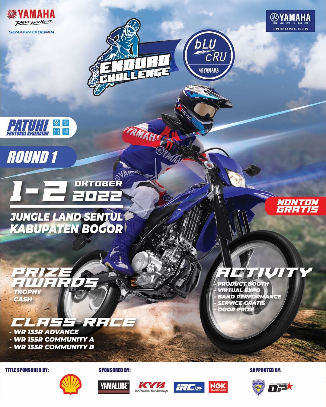 SHELL bLU cRU Yamaha Enduro Challenge – Yamaha Hadirkan Balap Ketahanan ...