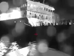 Kapal Tanker Rusia Alami Kerusakan Akibat Serangan Drone Ukraina di Selat Kerch