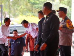 Pj Wako Ani Sofian Sambut Kedatangan Presiden Jokowi di Pontianak