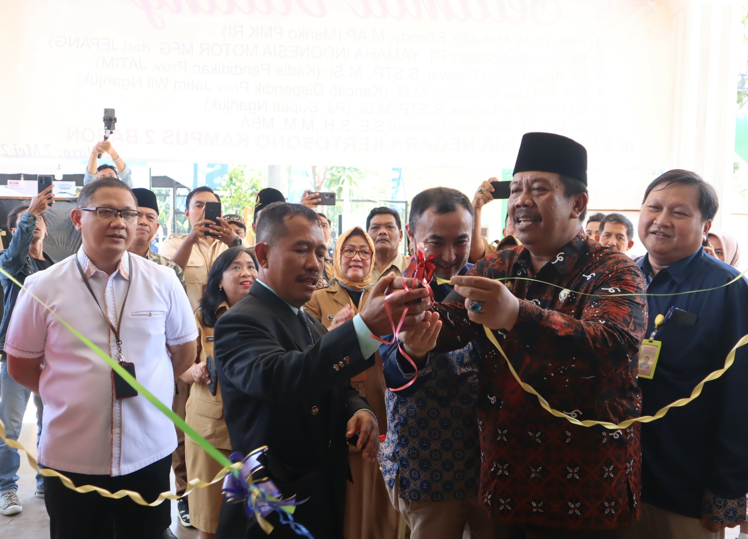 Dukung Dunia Pendidikan, Kelas Khusus Yamaha Diresmikan di SMK Kusuma Negara Kertosono (3)